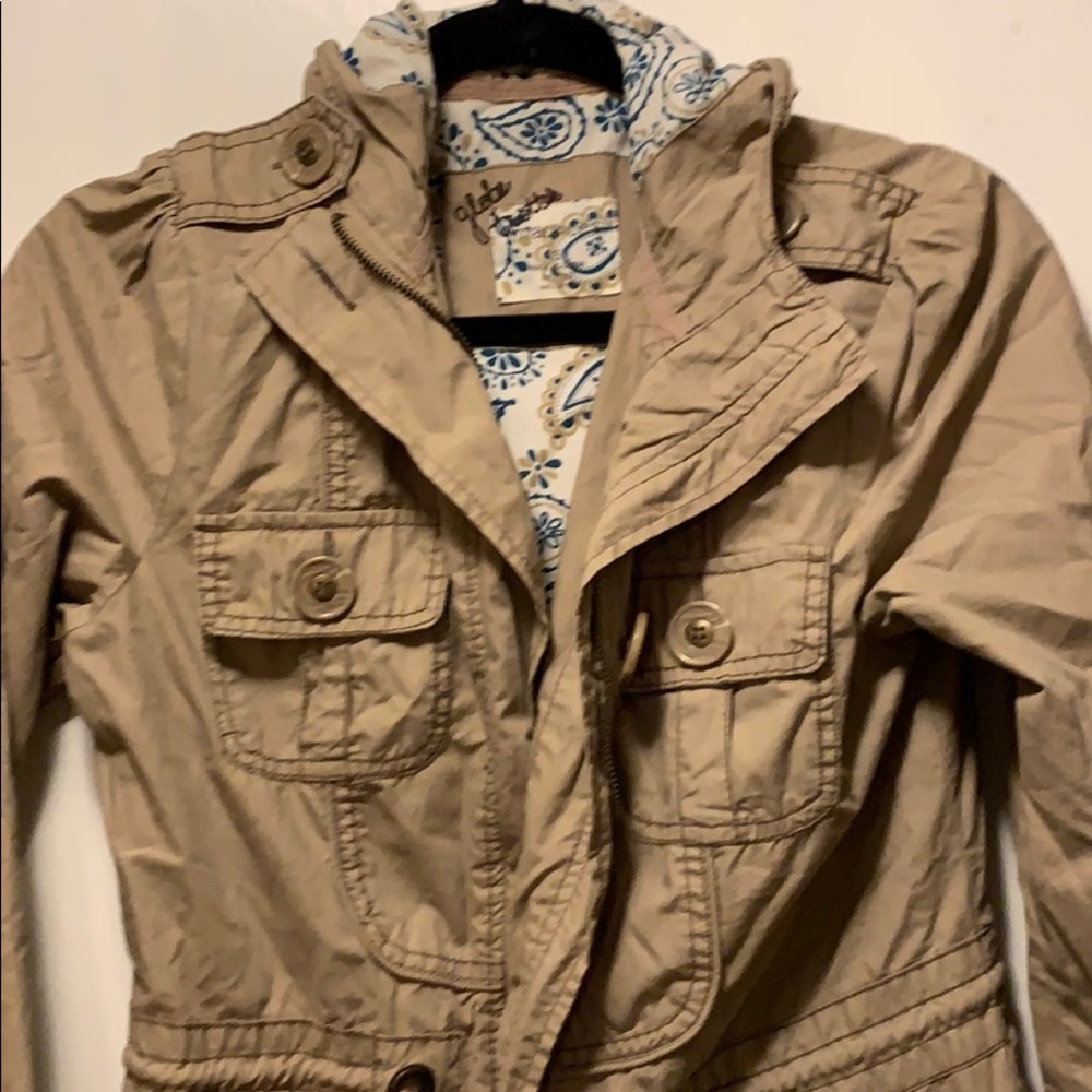 Maurices Glibe Trotter Hooded Trench Coat